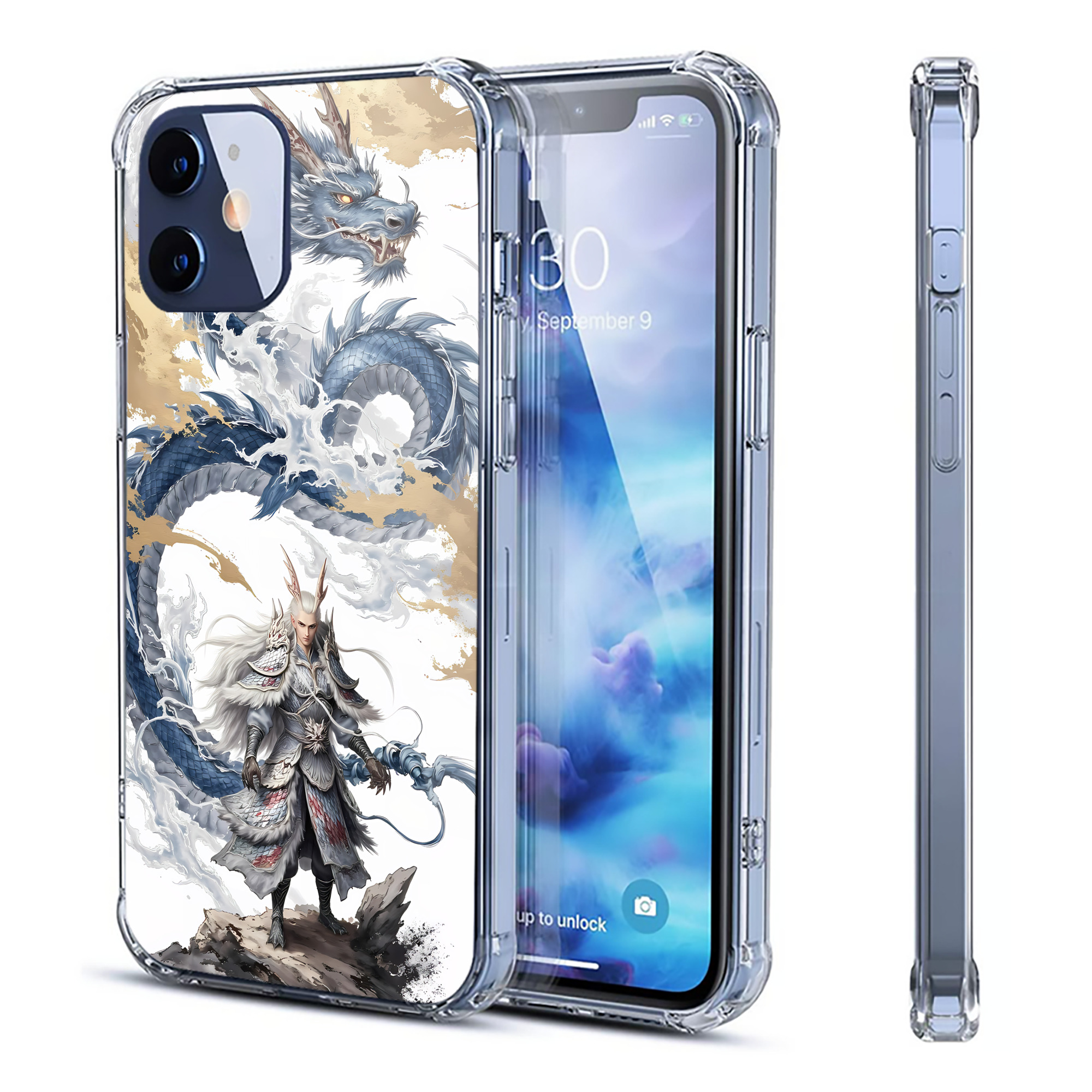 （画像用） Ne Zha 2 ナタ 魔童の大暴れ 【iPhone 12シリーズ対応】透明スマホケース（クリアソフトケース）